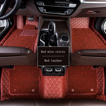 

WLMWL Car Floor Mats For DS all models DS DS3 DS4 DS6 DS4S DS5 auto styling car accessories auto cushion Car Carpet Covers