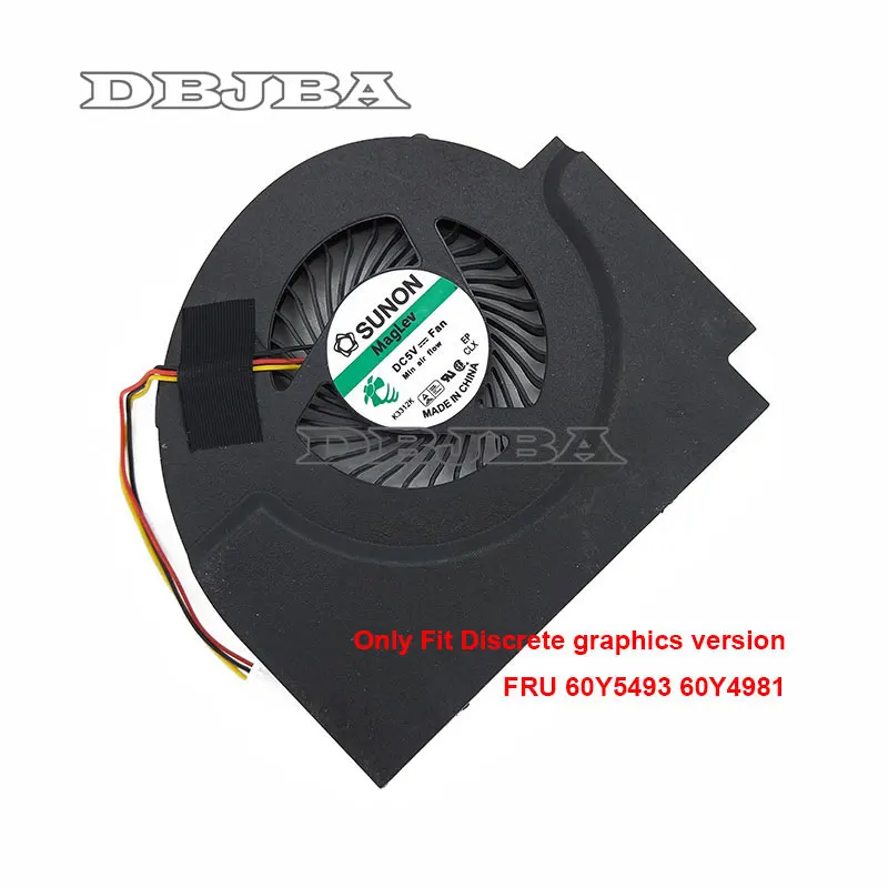 Процессор вентилятор для lenovo Thinkpad W510 FRU 60Y4981 60Y5493 GC055010VH-A 13. V1.B4160. F. GN ноутбук вентилятор дискретная видеокарта