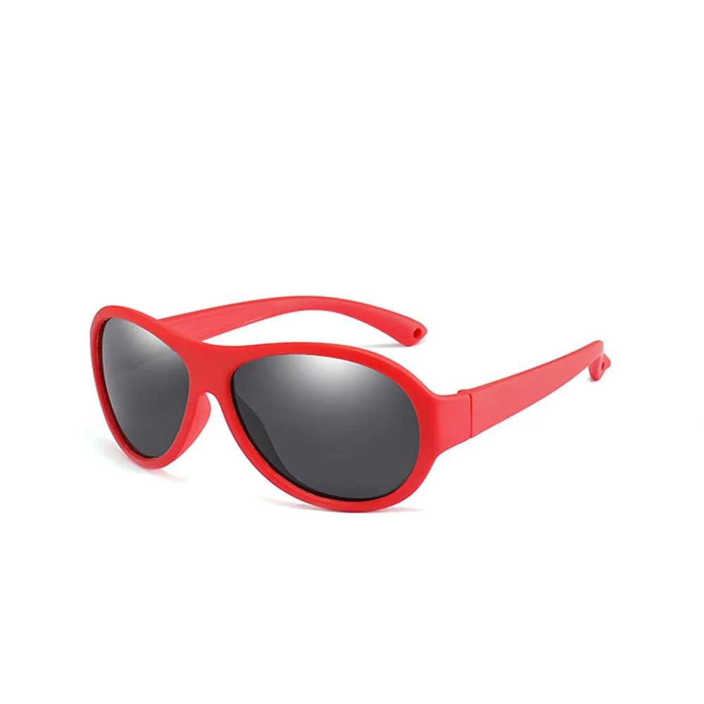 Seemfly Детские поляризованные солнцезащитные очки мальчики девочки солнцезащитные очки силиконовые защитные очки подарок для детей Детские UV400 очки