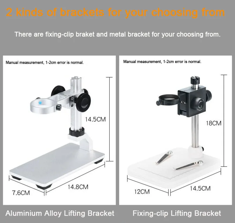 2 brackets for choosing from