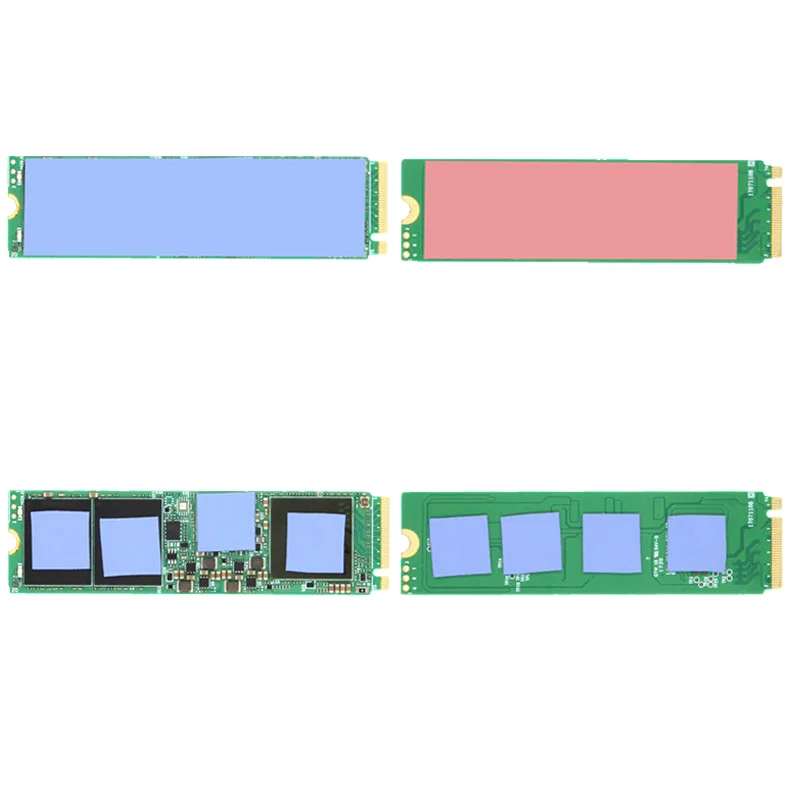 JEYI охлаждения военный корабль медь M.2 радиатор NVME теплоотвод NGFF M.2 2280 медный лист теплопроводность кремния вафельное охлаждение