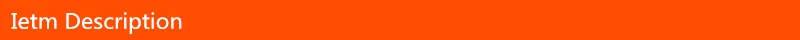 Item Description