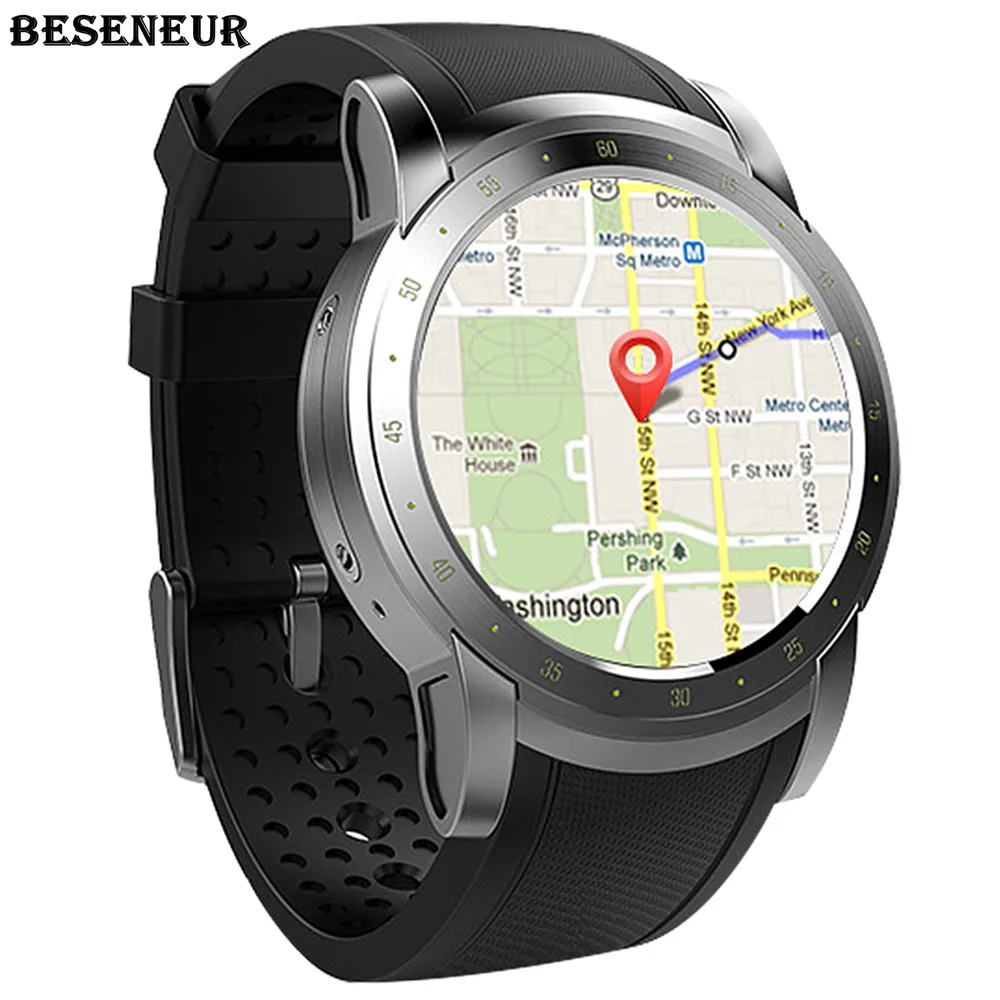 Beseneur 3g wifi gps Bluetooth Смарт-часы 2018 монитор сердечного ритма sim-карта для Android IOS