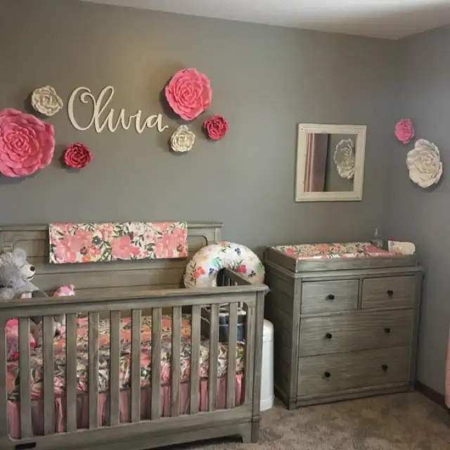 Nursery Name Sign For Baby Bedroom Wall Decor Wooden Letters Kids Baby Bedroom Wall Decor Wooden Letters