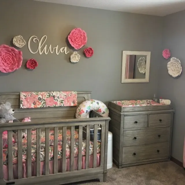  Nursery Name Sign for Baby Bedroom Wall Decor Wooden Letters Kids Baby Room Personalized Hanging Na - 32961079034