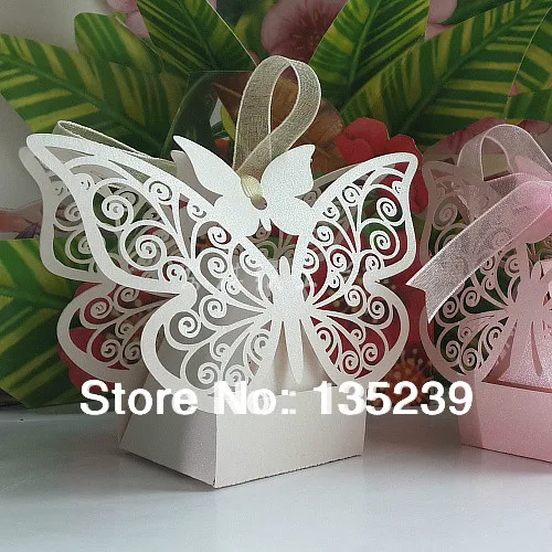 butterfly candy box laser cut box wedding favors boxes baby shower personalized candy boxes