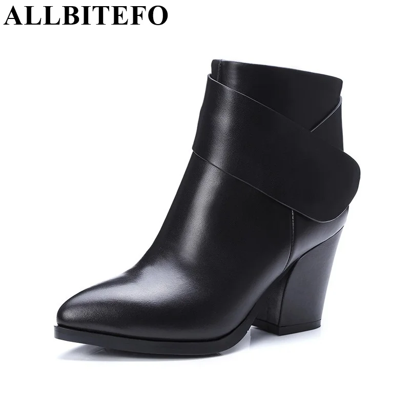 brown patchwork platform boots