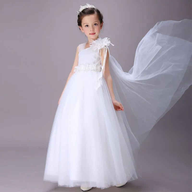 childrens white maxi dress