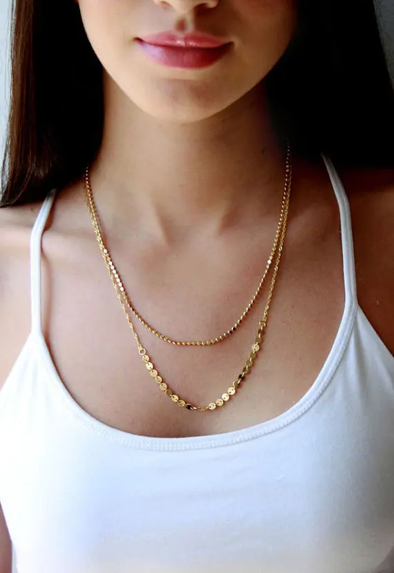 2017 Fashion Gold Color Necklace 