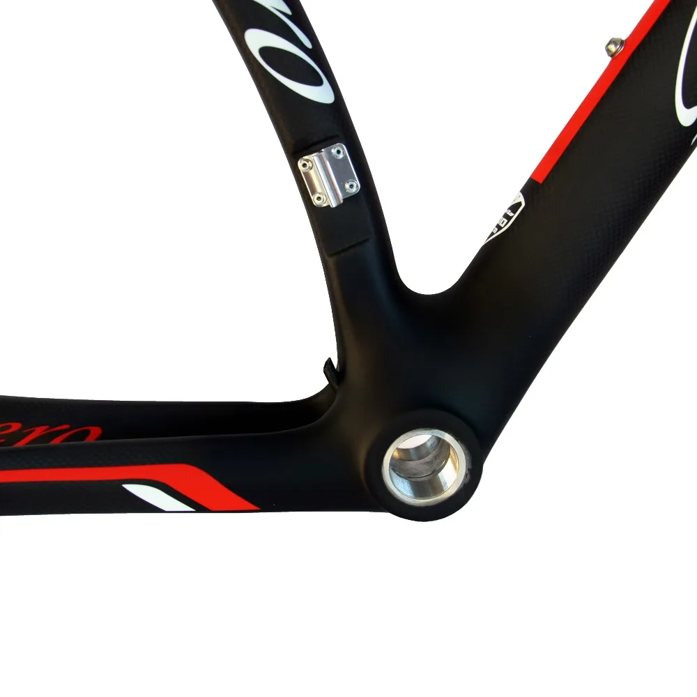 Cheap BEIOU Carbon Fiber Road Bike Frame with Fork Racing Bicycle Frame 700C BB86 Unibody internal Cable Routing T700 Ultralight B013A 5
