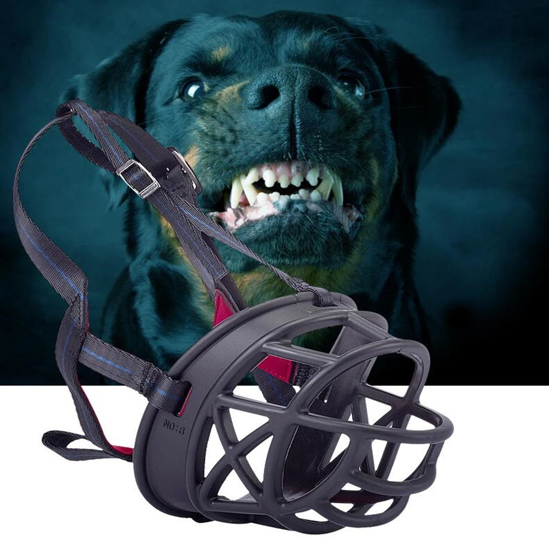 Medium Big Dog Muzzle Pet Dogs Mouth Muzzles Anti Bark Bite Face Mask