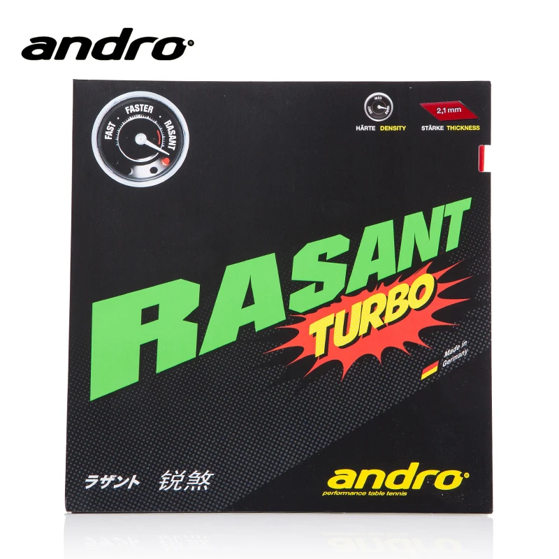ФОТО Andro RASANT TURBO Pimples In Table Tennis Rubber Pips-In Ping Pong Sponge Tenis De Mesa