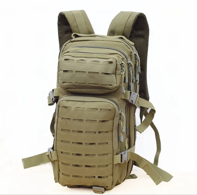 ROCOTACTICAL 30L тактический рюкзак лазерная резка MOLLE штурмовой пакет для кемпинга пешего туризма охоты Путешествия нейлоновая сумка подходит для 15 ноутбуков - Цвет: Army Green