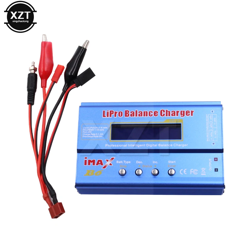 PZ 1 шт. 80 Вт Встроенная Мощность iMAX B6 Lipro батарея баланс цифровой NiMh Li Ion Ni Cd RC