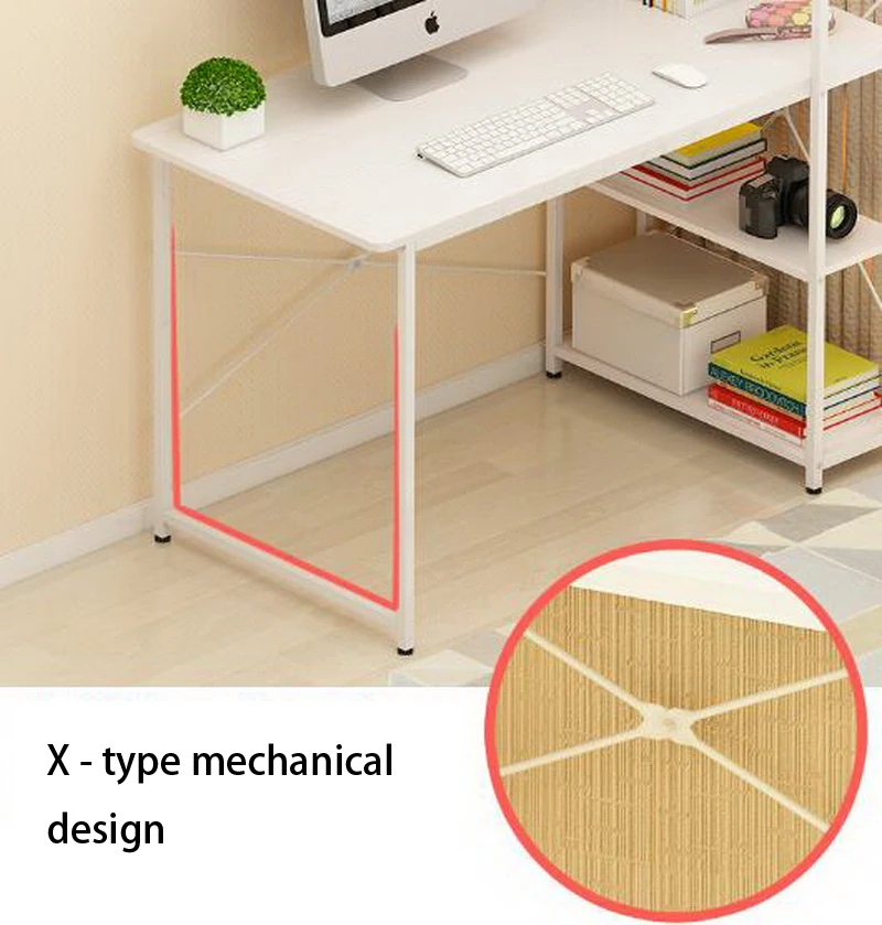 250617/компьютерный стол и стол стиль простой современный для ноутбука компьютерный стол простой книжный шкаф комбинированная Таблица