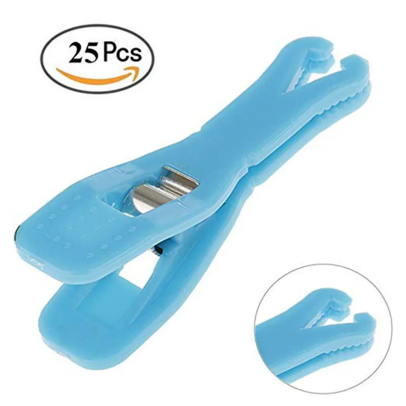 

Yuelong 25PCS Disposable Triangle Body Piercing Needle Slot Forcep Clamp Piercing Clip Septum Forceps Clamp