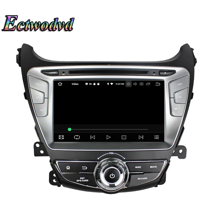 Best Ectwodvd Octa Core 4G RAM 64G ROM Android 9.0 Car Multimedia DVD Player GPS HeadUnit For Hyundai Elantra 2014 2015- 8