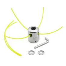 1 Set Universal Trimmer Head Aluminium Strimmer Head Trimmer Heads Grass Brush Cutter Lawn Mower Accessory With Trimmer Line 1 Set Universal Trimmer Head Aluminium Strimmer Head Trimmer Heads Grass Brush Cutter Lawn Mower Accessory With Trimmer Line