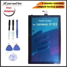 free shipping 10.1 inch touch panel glass screen For Lenovo Tab 3 10 Plus TB-X103F TB-X103 TB X103 Touch Screen with tools