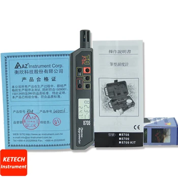 

Pen Type Hygro-thermometer Temperature and Humidity Tester AZ8708