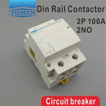 TOCT1 4P 100A 4NO 230V 50//60HZ Din rail Household ac contactor