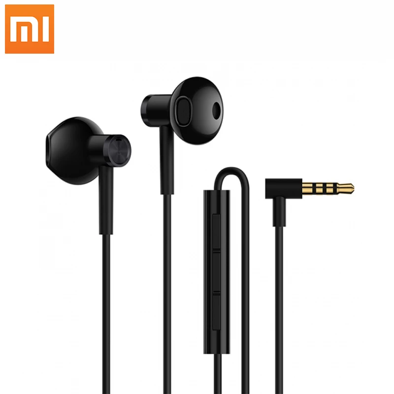 2018 новые оригинальные Xiaomi динамические керамические наушники с двумя драйверами