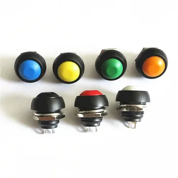 

2Pcs/lot Mini Switch 12mm Waterproof Push button Switch PBS-33B