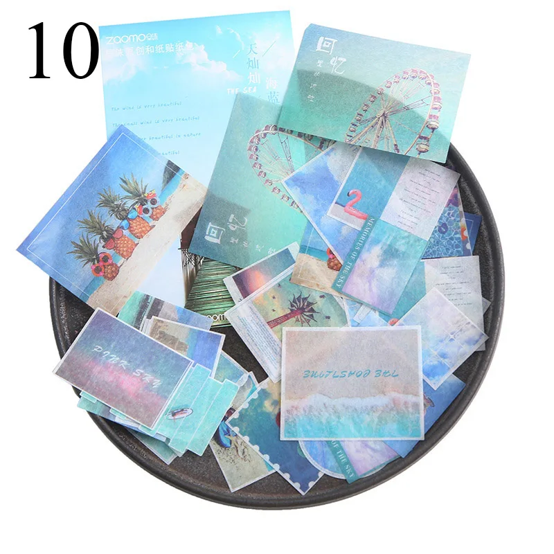 40 шт./упак. наклейки Вселенная Kawaii бумажные стикеры милые канцелярские наклейки для детей DIY дневник декоративные Скрапбукинг - Цвет: 10