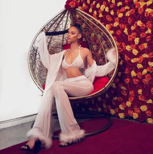 

Sexy Women See Through Fur Wide Leg Long Pants Trousers Bow Bandage Top Bikini Cover Up Women Mesh Sets