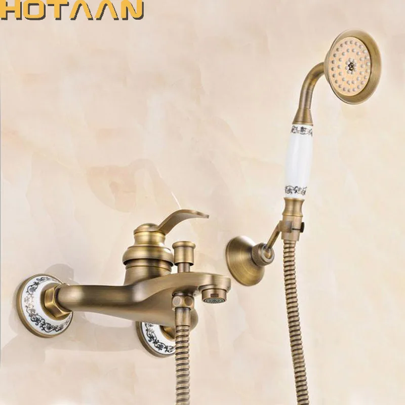 Bathroom Bath Tub Wall Mounted Hand Held Shower Head Kit Shower Faucet Sets YT-5340-B shower head,bathroom faucet,bathroom shower faucet set,handheld shower head