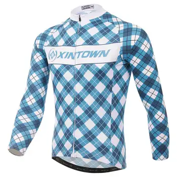 

XINTOWN Men Cycling Jersey Long Sleeve Bike Bicycle Mountain MTB Clothing Shirts Ropa Mallot Ciclismo Retro Cycling Jerseys