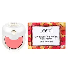 12 г спальный маска для губ бальзам кремовое, розовое эфирное масло ремонт увлажняющий выцветающие линии губ красота Косметика с кисточкой