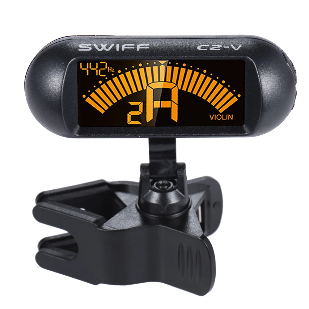 

Electronic Chromatic Violin Tuner Clip-on Digital Tuner for Violin Fiddle LCD Display Rotate 360 degrees
