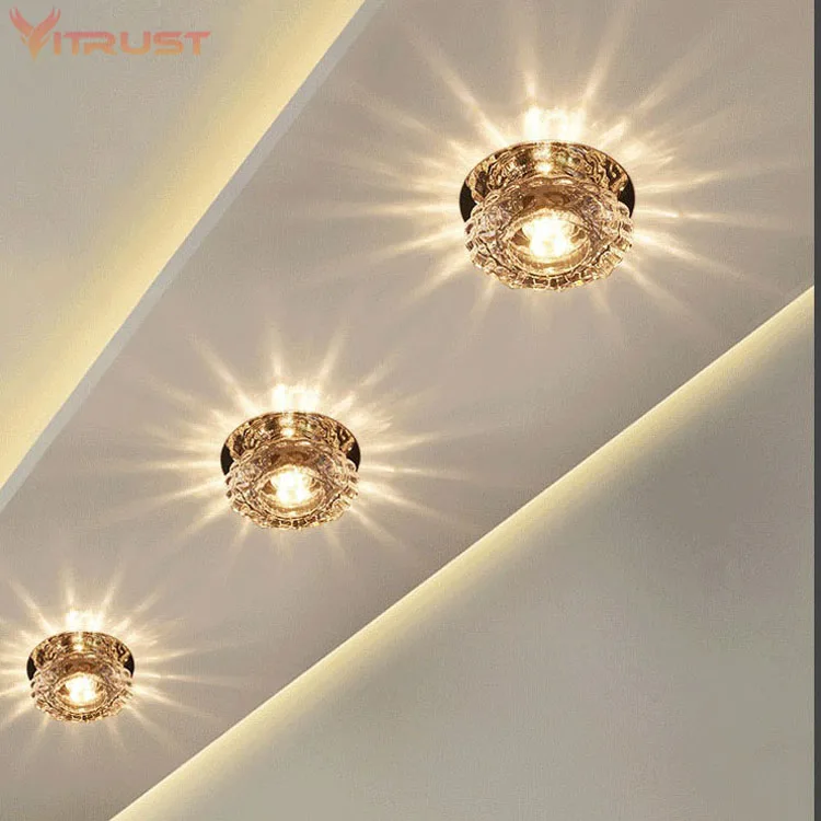 Luzes de Teto Luz para Galeria Mini Casa Montagem Embutida Moderna 3w 5 Ceilng Arte Decoração Sala Estar Varanda Ac110-240v Led 13 Luzes e Iluminação