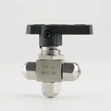 Подходит для 6/8/10/12 мм OD ПУ шланг Быстрый футболка 3 способа шаровой клапан 304 Нержавеющая стальное 915 пси воды газа топливного бака масло пневматический цилиндр