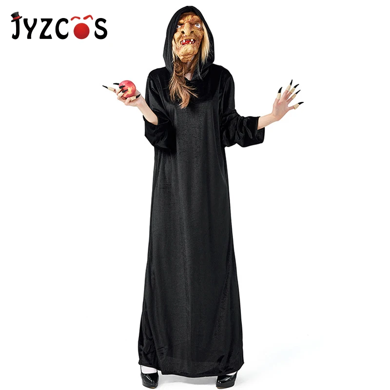 

JYZCOS Witch Costume Castle Wizard Cosplay Costume Halloween Costumes for Women Adult Masquerade Costume