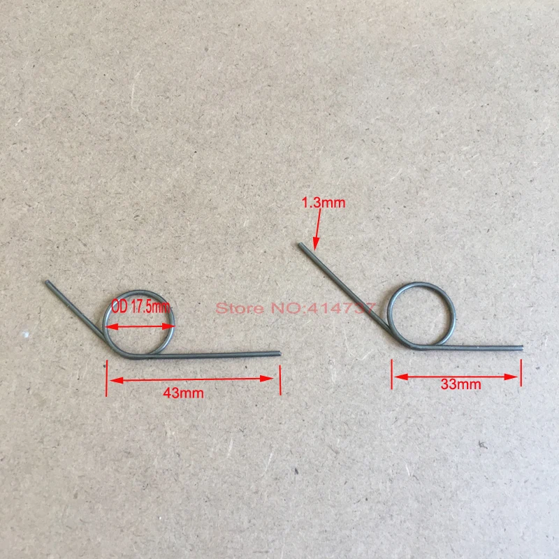 10 шт. пружина сталь торсионные пружины 1,3 мм проволока Натяжная скручивающая пружина
