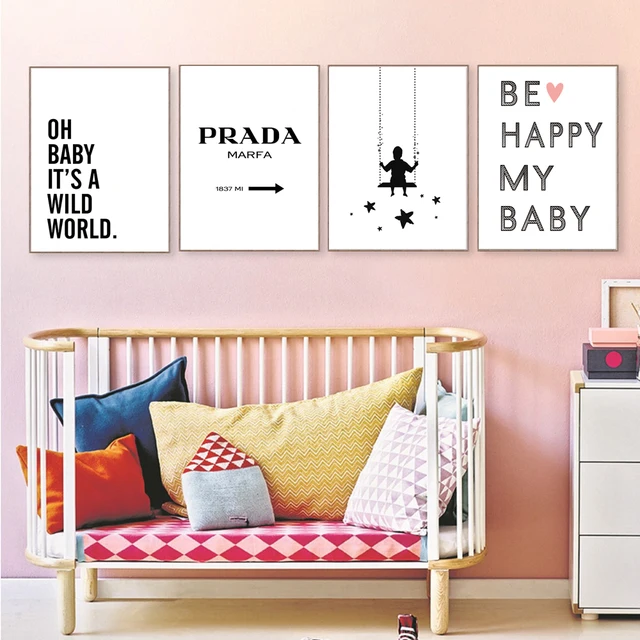 Aliexpress Nordic Wall Art Canvas Painting Inspirational Nordic Wall Art Canvas Painting Inspirational Quotes Nursery Poster And Prints Black White Picture Baby