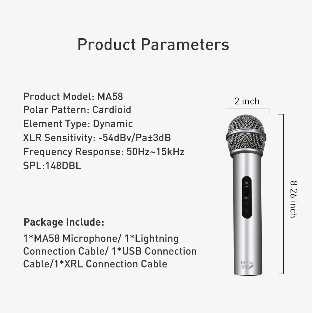 Dyplay цифровой динамический USB микрофон Портативный Ручной динамик Ультра низкий уровень шума для iPhone/iPad/PC/Mac/Windows PC и Android