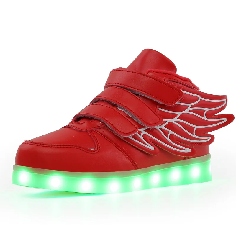 

Children Shoes With Light 2019 New Toddler Fashion Led Kids Shoes Luminous Glowing Sneakers Flowers Baby Toddler Girls LED Shoes