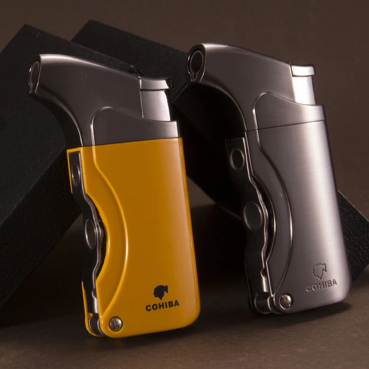 COHIBA Gadget High Quality Tirbo Lighter Beautiful Metal Windproof
