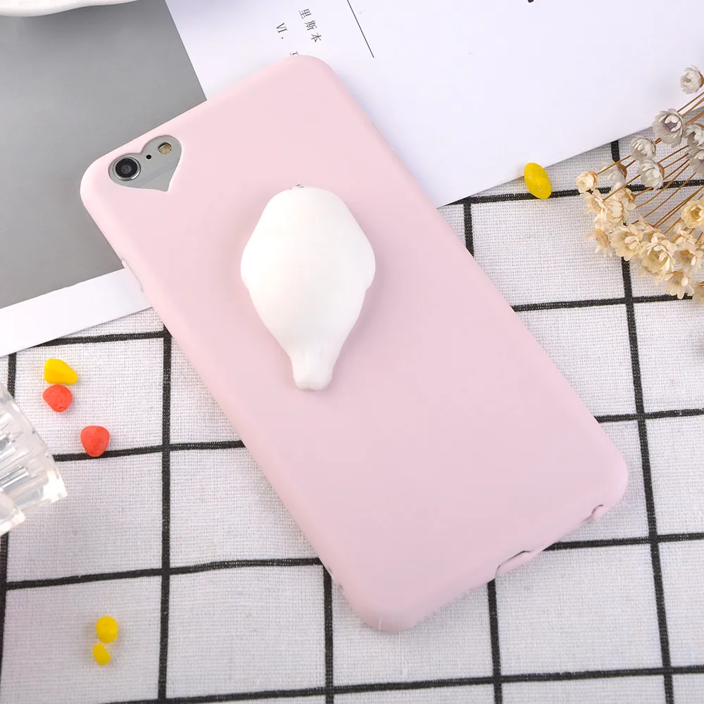 Персонализированный 3D чехол для мобильного телефона для iPhone 6S чехол s антистресс сердце отверстие мягкие игрушки чехол для iPhone 6 7 8 Plus