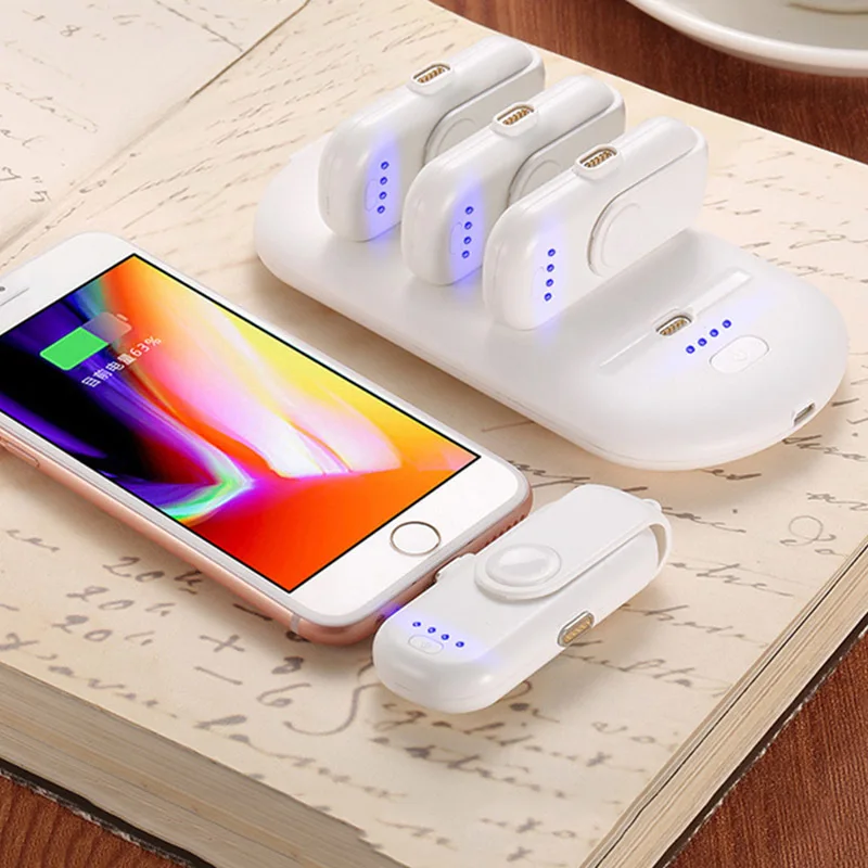 New Fingerpow Sindax Magnetic Power Bank font b Mini b font Finger Emergency Mobile Power Magnetic