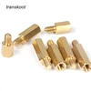 20Pcs M2.5/M3/M4 Copper Brass Pillars Standoff Circuit Spacer PCB Board Nut Screws Hex Round Single Cylinder Head/Hexagon pillar ► Photo 2/4