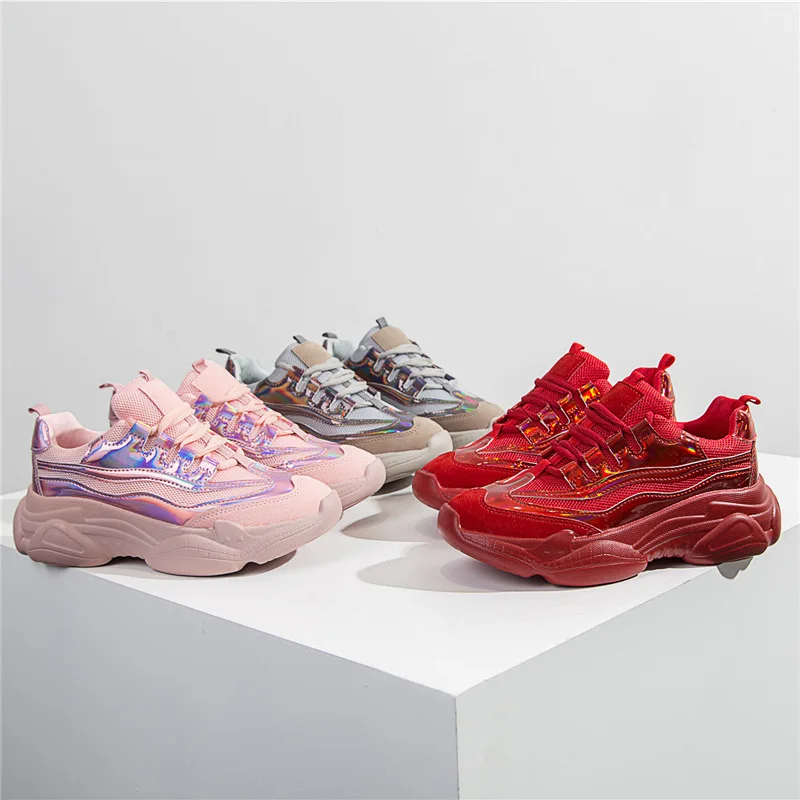 

2019 spring new fashion simple solid color flat shoes women comfortable wild thick soles casual shoes