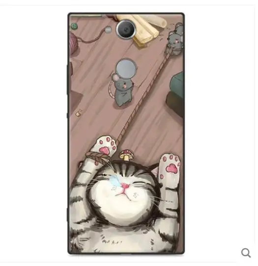 TPU case for Sony Xperia XA2 Silicone patterned Painted Phone Case Mobile cover free shipping | Мобильные телефоны и