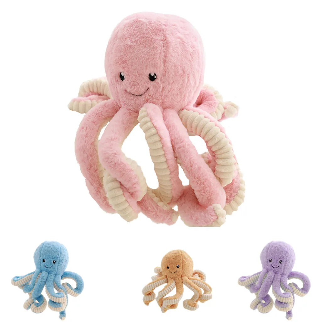 

HOT Cute Kawaii Animal Plush Octopus Dolls Soft Toy Stuffed Marine Birthday Gifts For Children Kids Gift Appease Toys 25-30