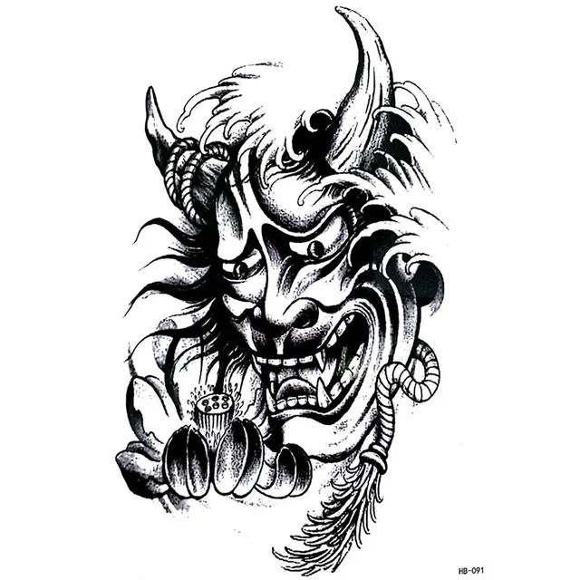 tattoo temporary duration Totem Pattern Men Ghosts for Sleeves Tattoos Large Arm tattoo temporary duration Totem Pattern Men Ghosts for Sleeves Tattoos Large Arm