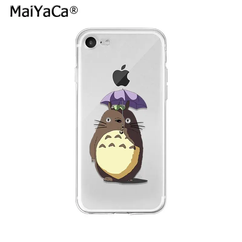 MaiYaCa Studio Ghibli totoro Ponyo унесенный спиралью ТПУ мягкий чехол для телефона iPhone X XS MAX 6 6s 7 7plus 8 8Plus 5 5S SE XR - Цвет: A5