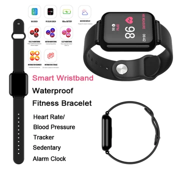 

1.3 inch IPS color screen Smart Wristband Waterproof Fitness Wristband Heart Rate Tracker Sleep Monitor Message Reminder